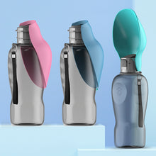 Load image into Gallery viewer, 800ml Dogs Water Bottle Portable High Capacity Leakproof Pet Foldable Drinking Bowl Outdoor Walking
